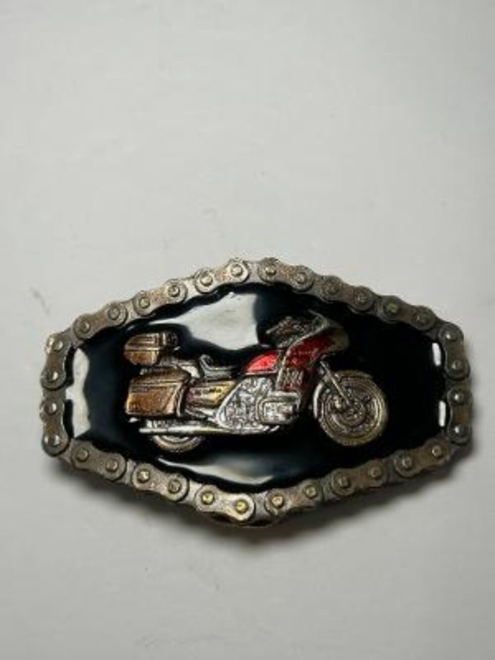 Honda Goldwing Gl 1500 Motorcycle Belt Buckle Great American Buckle Co 1981 VTG